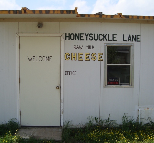 Located in Rose Bud, Arkansas, Honeysuckle Lane is the only certified cheesemaker in the state at the moment and the first raw milk cheesemaker in Arkansas. 